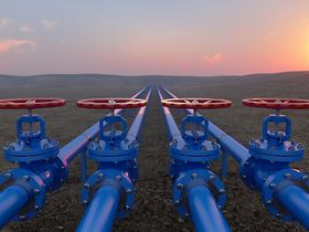 Gas Gaspipeline Pipeline Horizont