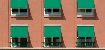 Gebäudekühlung Markise