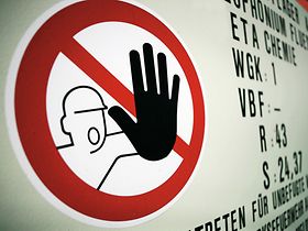 Gefahrstoffschild