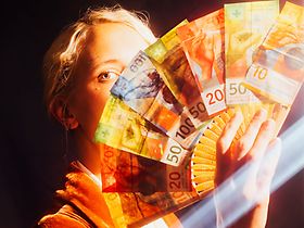 Geld-Fächer 