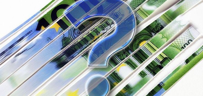 Geld Fragezeichen