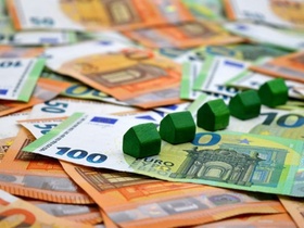 Geldscheine Häuser Monopoly