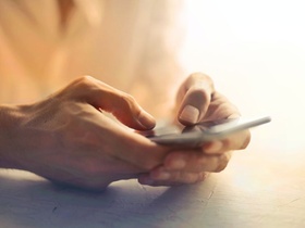 Gemälde eines Smartphones