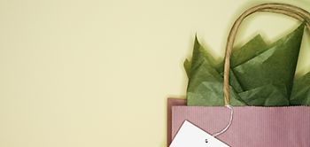 Geschenktüte mit Karte