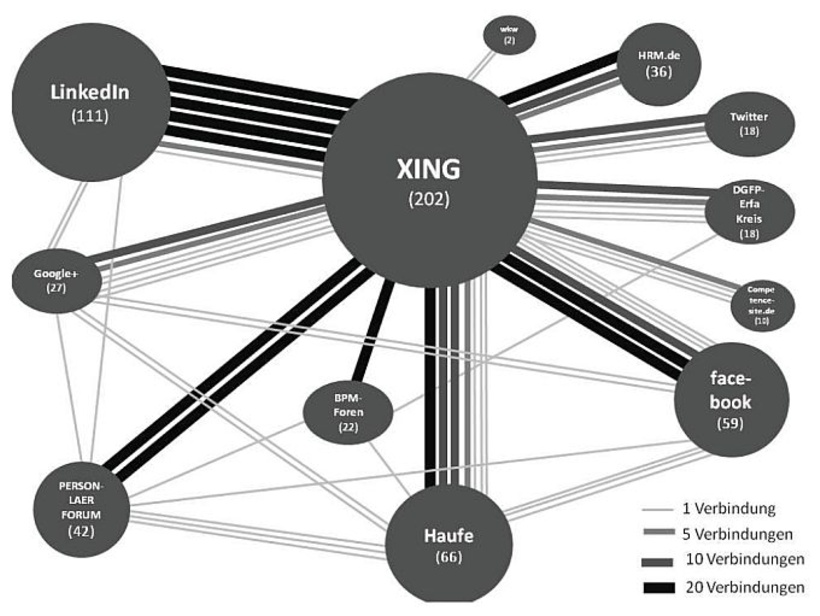 Gleichzeitig genutzte Netzwerke