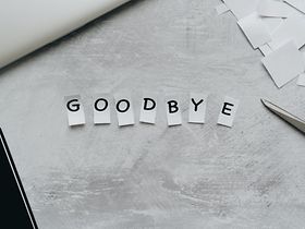 Goodbye Tschüss Kündigung