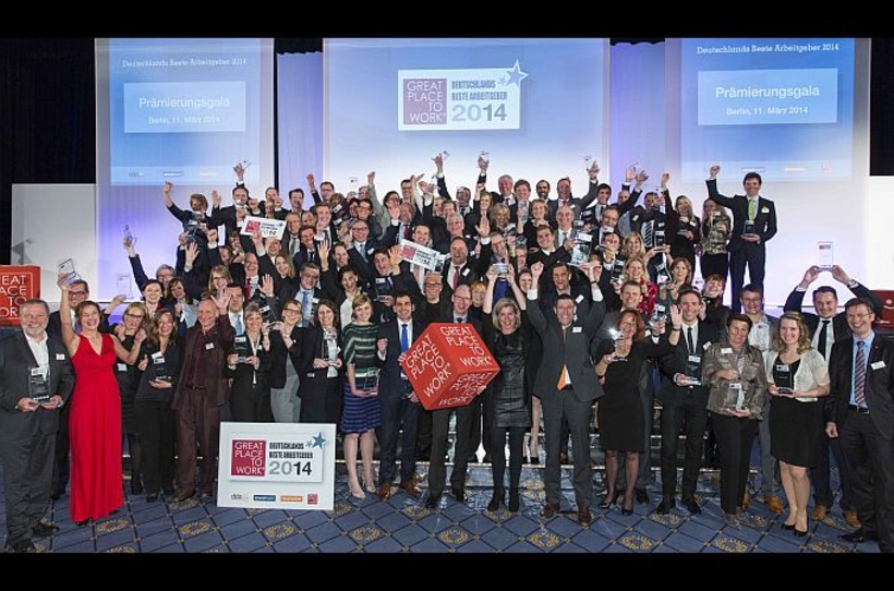 Great Place to Work Top 100 Preisverleihung 2014