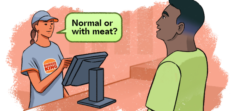 Green Nudges Ernährung Burger