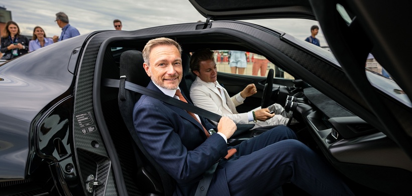 Greentech Festival: Lindner und Rosberg