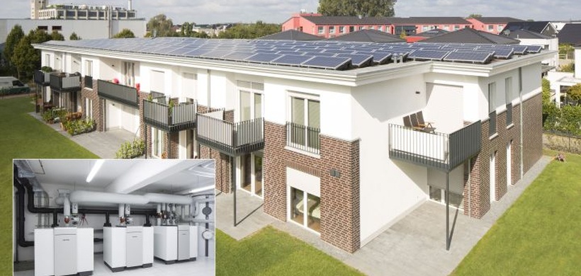 Greven: Gebäude und Technikraum