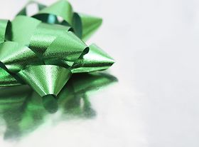 Grüne Geschenkblume