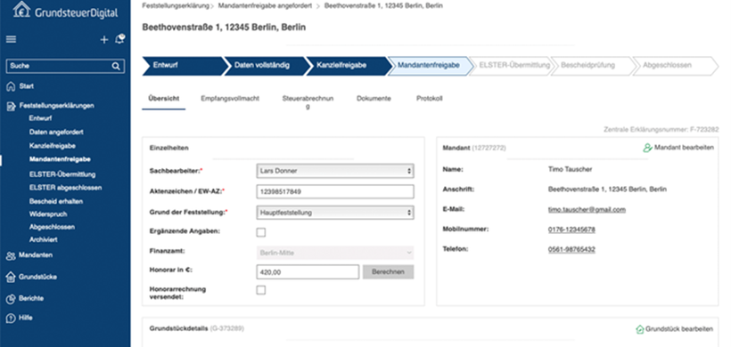 Grundsteuer digital