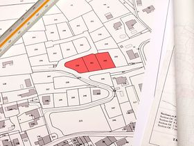 Grundstück Lineal Bauflächen Plan Bauplan