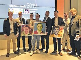 Gruppenbild Digitale Köpfe Sieger2019