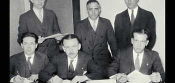 Gruppenfoto altmodisch
