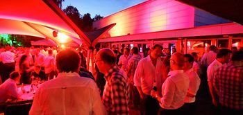 Gute Stimmung auf der Mailingtage Party