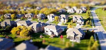 Häuser Modellhäuser Siedlung Modell