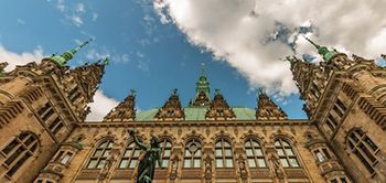 Hamburg Rathaus Himmel Wolke