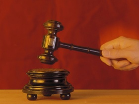 Hammer eines Richters