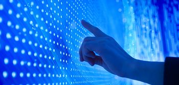 Hand LED Board Datenstrom