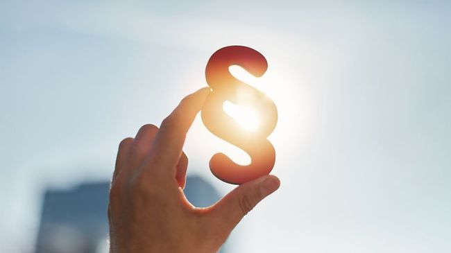 Hand Paragraph Paragraf Symbol Sonne Himmel