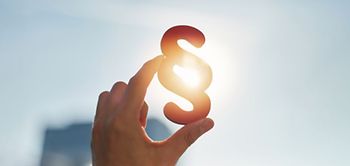 Hand Paragraph Paragraf Symbol Sonne Himmel