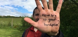 Ökologischer Fuß- und Handabdruck