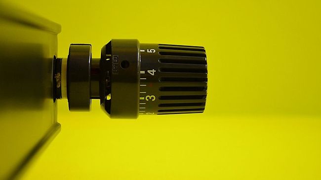 Heizkörper Heizung Thermostat schwarz Zentralheizung