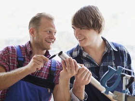 Handwerker, Meister und Lehrling