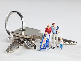 Haus Schlüssel Familie