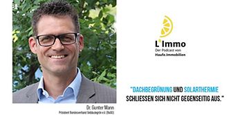 Header L'Immo Podcast mit Dr. Gunter Mann