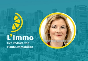 Header L'Immo Podcast mit Karin Barthelmes-Wehr, ICG