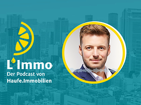 Header L'Immo Podcast mit Sebastian Renn, Drooms