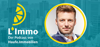 Header L'Immo Podcast mit Sebastian Renn, Drooms