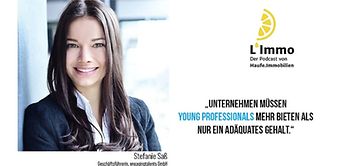 Header L´Immo Podcast mit Stefanie Saß