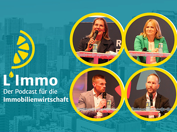 Header REA-Panel Iris für L'Immo-Podcast