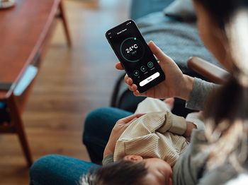 Heizung_SmartHome_Temperatursteuerung_Smartphone_Wohnzimmer