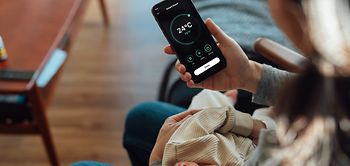 Heizung_SmartHome_Temperatursteuerung_Smartphone_Wohnzimmer