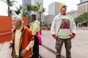 Hipster Rentner Stadt USA Senioren