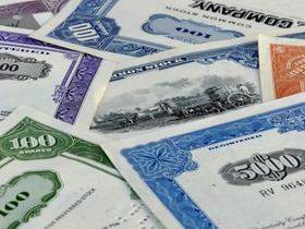 Historische Aktien-Wertpapiere