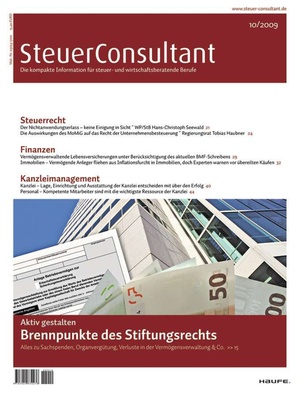 SteuerConsultant Ausgabe 10/2009 | SteuerConsultant