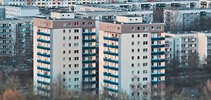 Plattenbauten und Wohnhäuser Berlin Marzahn Biesdorf Hellersdorf