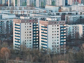Plattenbauten und Wohnhäuser Berlin Marzahn Biesdorf Hellersdorf