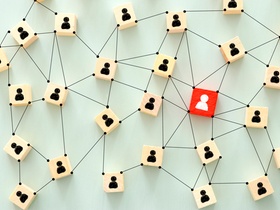 Holzwürfel, weiß und 1 rot, Struktur, Arbeit