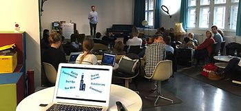 HR-Safari 2015 Computer im Hub-Raum