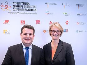 Hubertus Heil und Anja Karliczek