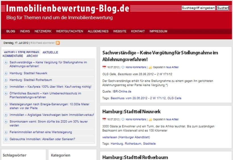 Immobilien-Blogs im Überblick: www.immobilienbewertung-blog.de