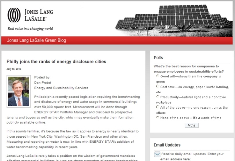 Immobilien-Blogs im Überblick: blog.jll.de