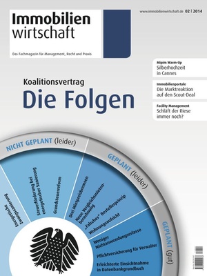 Immobilienwirtschaft Ausgabe 02/2014 | Immobilienwirtschaft: Magazin für Management, Recht, Praxis