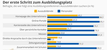 Infografik Ausbildung